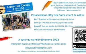  Création du Club « LeRoy  des Dames »  à Maresches