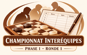 Quelques parties du championnat interéquipes – Phase 1, ronde 1