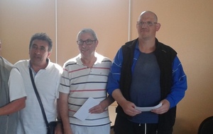 De gauche à droite : Antoine Almanza, Georges Plaisant et Philippe Botte