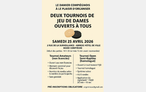 Double Tournois  Amateurs Licenciés