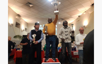 Jean-Marc Ndjofang remporte la 20 ème édition des blitz de Wattrelos devant Anastase Leclerc et Thomy Mbongo