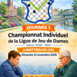 Championnat individuel – Journée 1 à Wattrelos